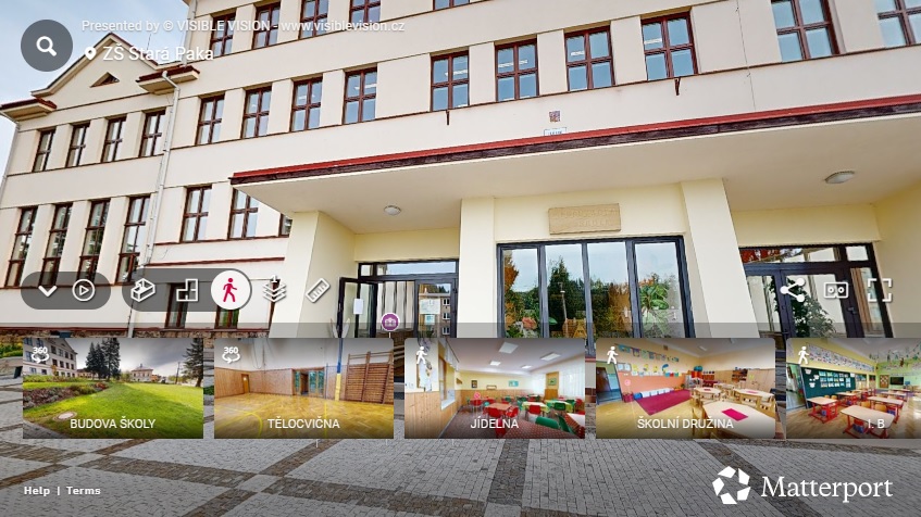 Virtuální prohlídka školy